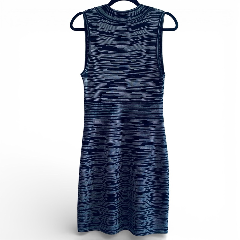 Missoni 90’s Knit Fitted Dress Knee Length Sleeveless V-Neck Vintage Women’s 44 - Picture 8 of 15